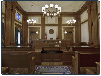 Courtroom in Buffalo, NY